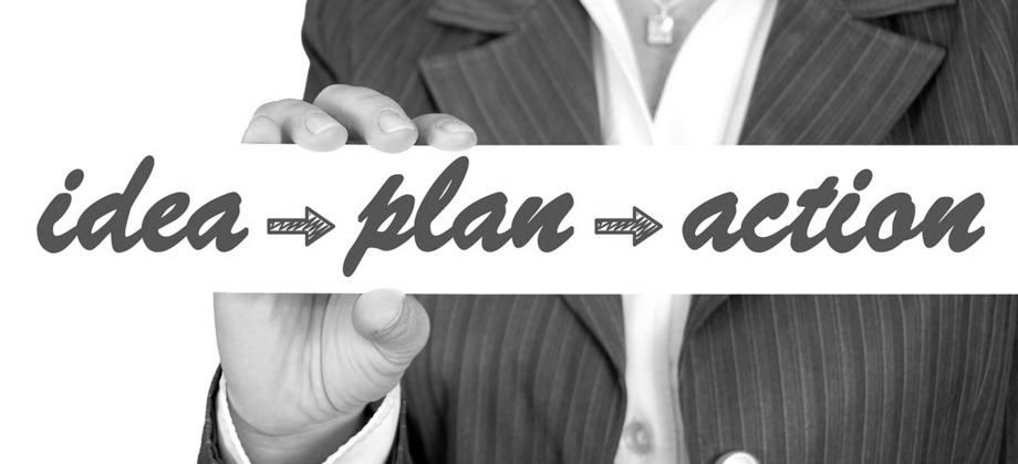 idea, plan, accion
